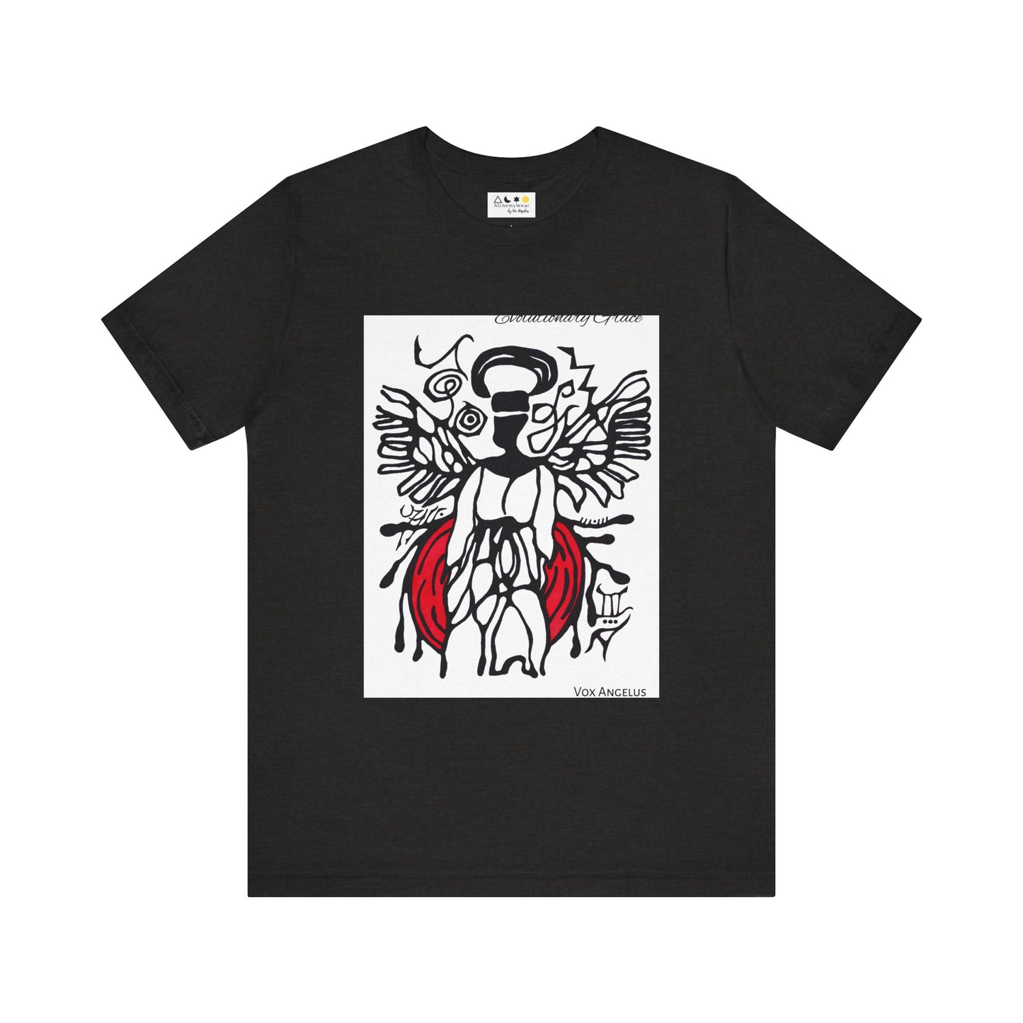 EVOLUTIONARY GRACE | Spiritually Activated Alchemy Wear Tee, Channeled Images, Metaphysical Mystical T-Shirt by Vox Angelus