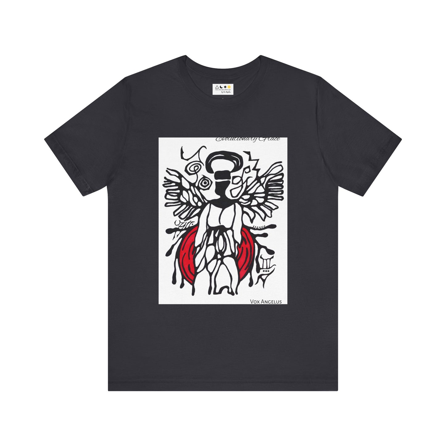EVOLUTIONARY GRACE | Spiritually Activated Alchemy Wear Tee, Channeled Images, Metaphysical Mystical T-Shirt by Vox Angelus