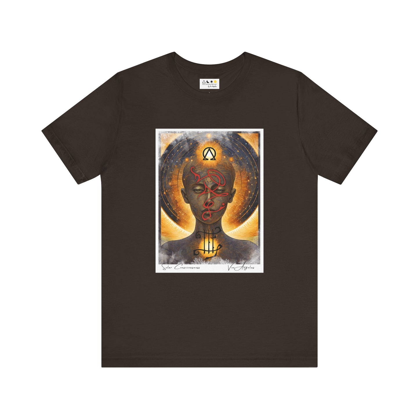 SOLAR CONSCIOUSNESS | Spiritually Activated Alchemy Wear Tee, Channeled Images, Metaphysical Mystical T-Shirt by Vox Angelus