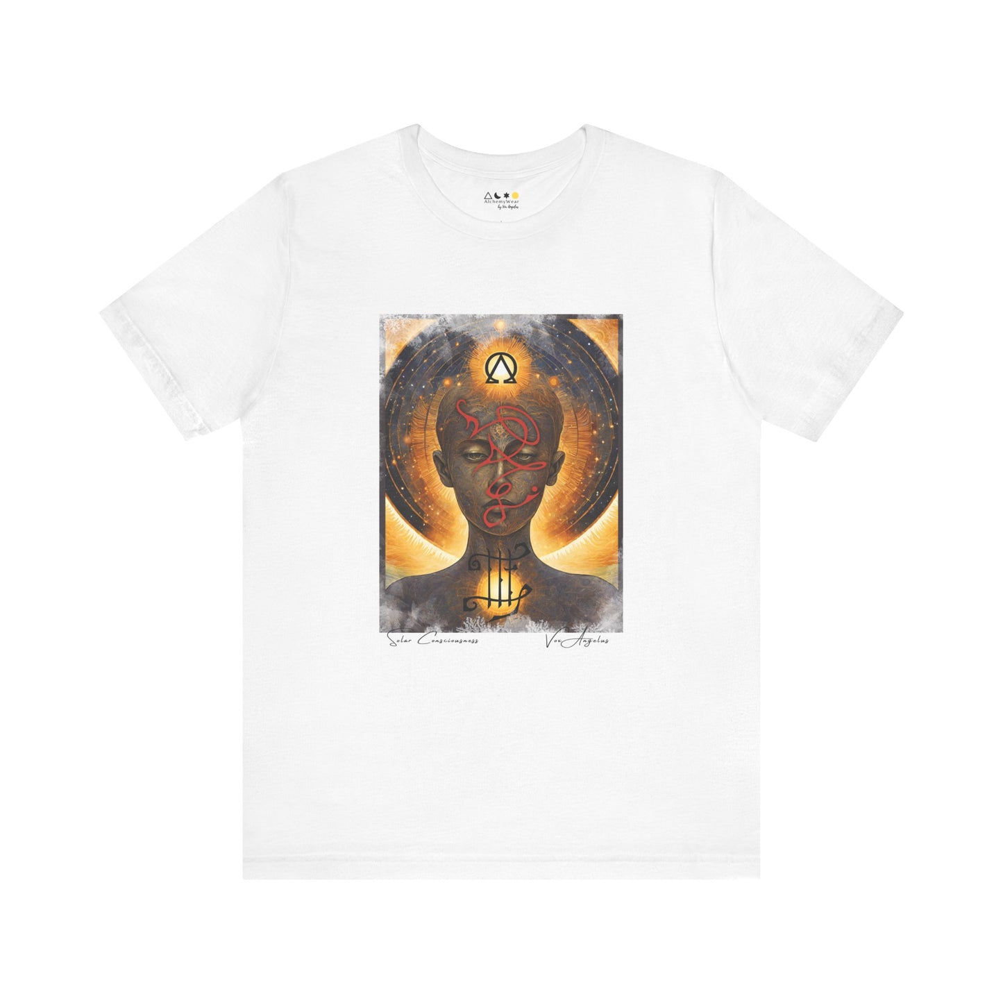 SOLAR CONSCIOUSNESS | Spiritually Activated Alchemy Wear Tee, Channeled Images, Metaphysical Mystical T-Shirt by Vox Angelus