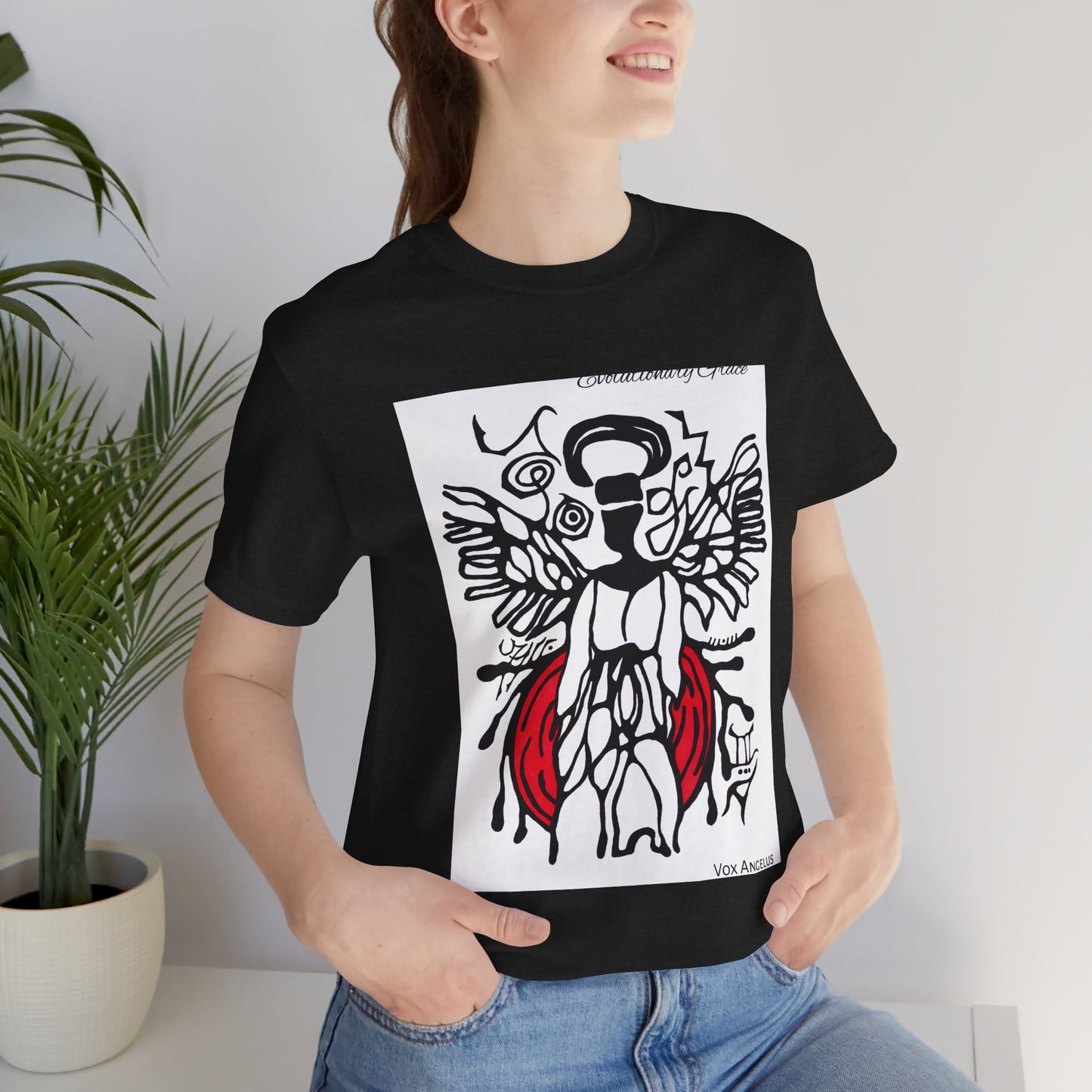 EVOLUTIONARY GRACE | Spiritually Activated Alchemy Wear Tee, Channeled Images, Metaphysical Mystical T-Shirt by Vox Angelus