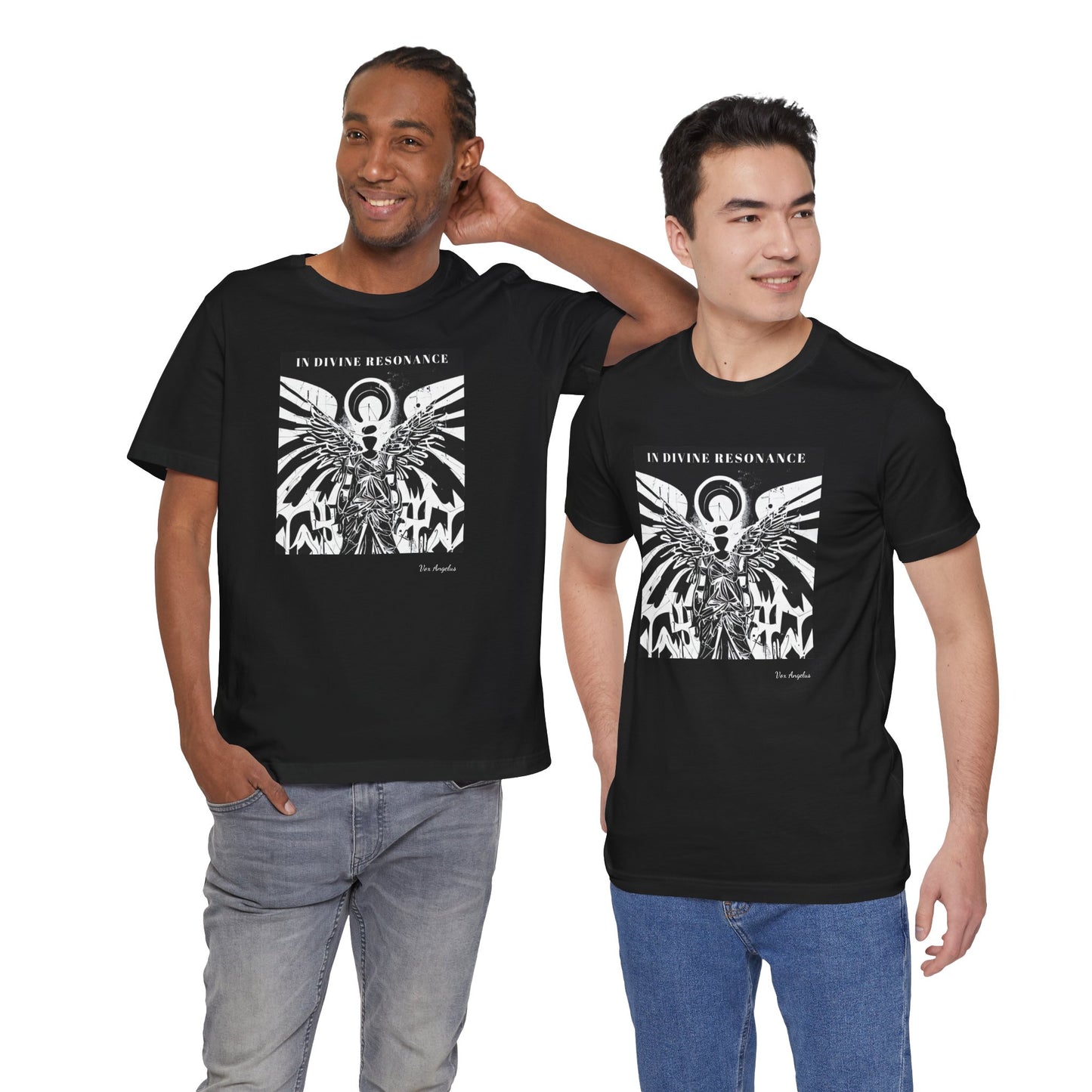 DIVINE RESONANCE | Spiritually Activated Alchemy Wear Tee by Artist, Vox Angelus, Channeled Images, Metaphysical T-Shirt, Mystical Apparel