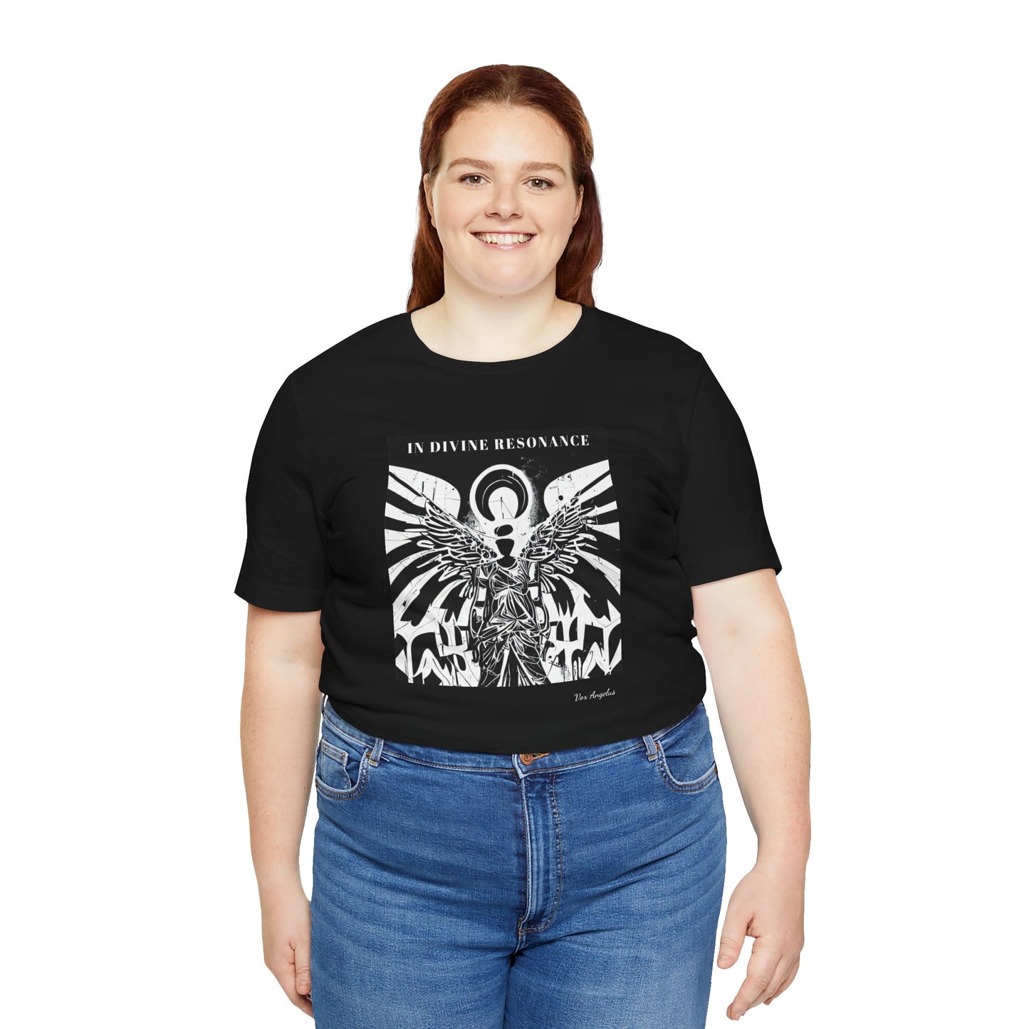 DIVINE RESONANCE | Spiritually Activated Alchemy Wear Tee by Artist, Vox Angelus, Channeled Images, Metaphysical T-Shirt, Mystical Apparel
