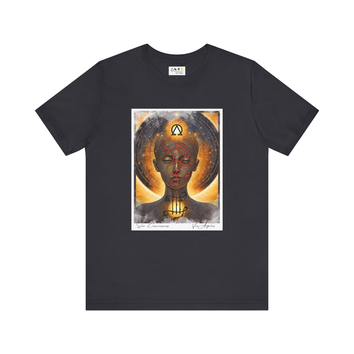 SOLAR CONSCIOUSNESS | Spiritually Activated Alchemy Wear Tee, Channeled Images, Metaphysical Mystical T-Shirt by Vox Angelus