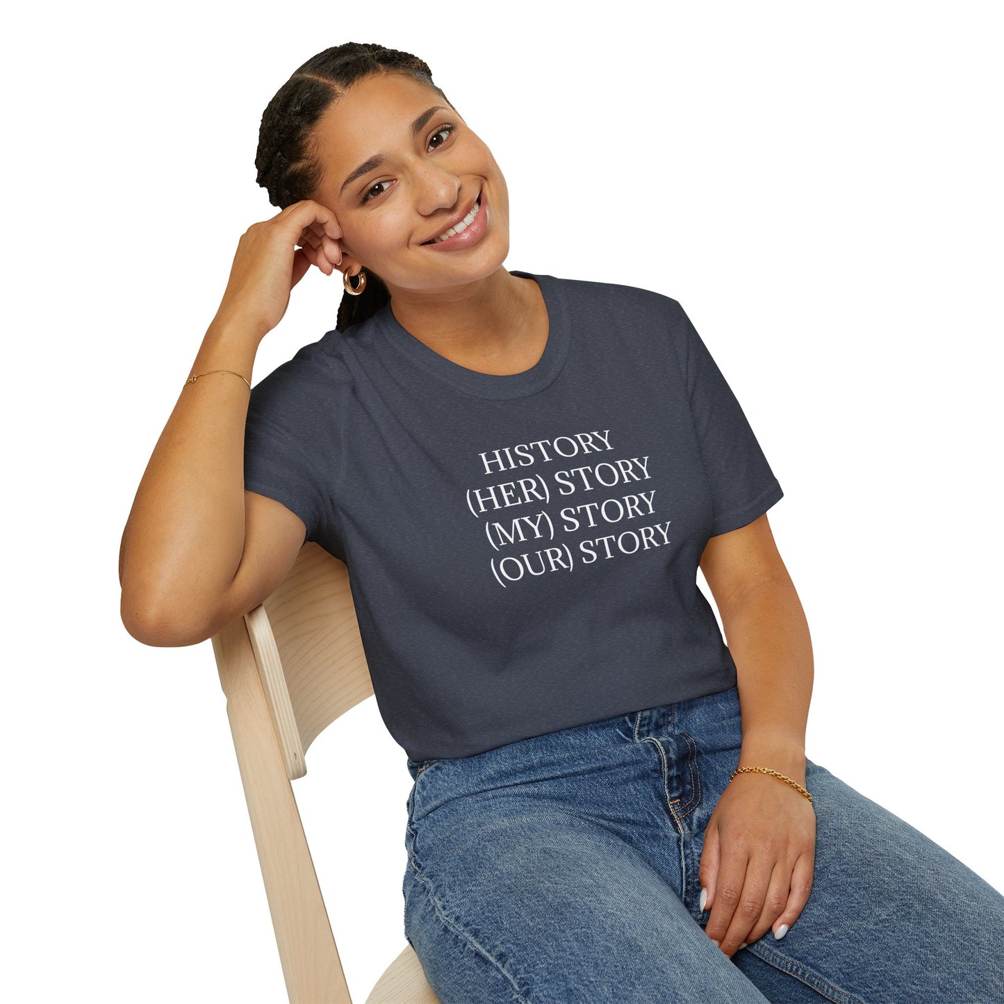 HISTORY, HER-STORY, MY-STORY, OUR-STORY | Spiritually Activated Alchemy Wear Tee by Artist, Vox Angelus, Channeled Images, Metaphysical T-Shirt, Mystical Apparel