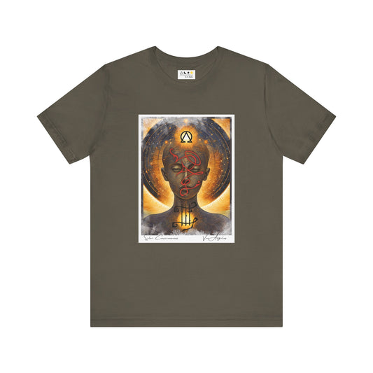 SOLAR CONSCIOUSNESS | Spiritually Activated Alchemy Wear Tee, Channeled Images, Metaphysical Mystical T-Shirt by Vox Angelus