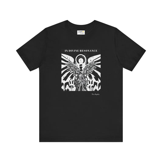 DIVINE RESONANCE | Spiritually Activated Alchemy Wear Tee by Artist, Vox Angelus, Channeled Images, Metaphysical T-Shirt, Mystical Apparel
